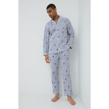 Polo Ralph Lauren pánské pyžamo dlouhé propínací sv.modré od 4 399 Kč -  Heureka.cz
