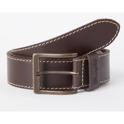 Wrangler W0081US85 basic stitched belt brown – Zboží Dáma