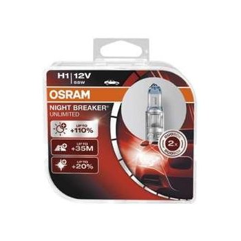 Osram Night Breaker Unlimited 64150NBU-HCB H1 P14,5s 12V 55W