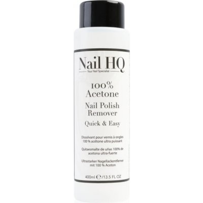 Nail HQ 100% Acetone odlakovač na nehty 400 ml – Zboží Mobilmania