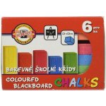 Koh-i-noor křídy školní barevné 6 ks 112505 – Zboží Dáma Koh-i-noor křídy školní barevné 6 ks 112505 – Zboží Dáma