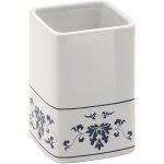 Gedy CIXI sklenka na postavení porcelán bílá/modrá CX9889 – Sleviste.cz