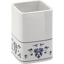 Gedy CIXI sklenka na postavení porcelán bílá/modrá CX9889