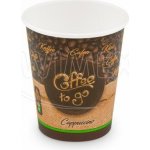 Papírový pohár "Coffee to go" Ø80mm 280ml `M: 0,2L 8oz` – Sleviste.cz
