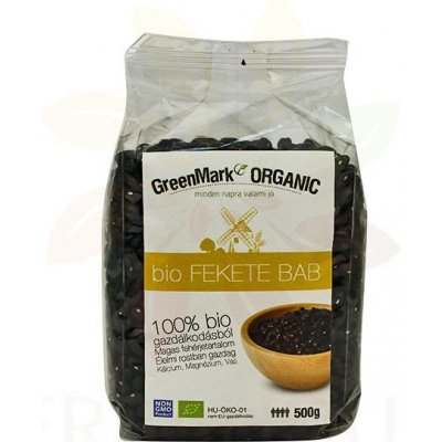 GreenMark Organic Bio Fazole černá 0,5 kg