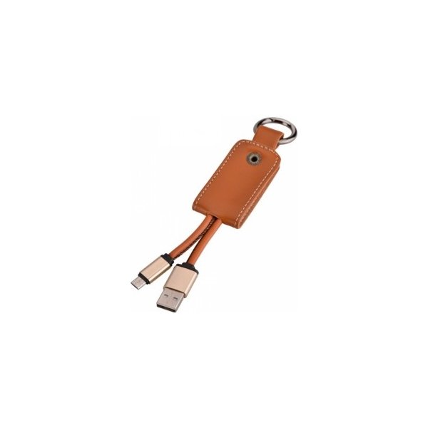 usb kabel SES 90010008 Micro USB, hnědý