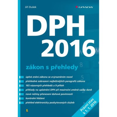 Dušek Jiří - DPH 2016 - zákon s přehledy – Zboží Mobilmania