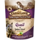 Carnilove Dog Pouch Paté Quail with Yellow Carrot 300 g