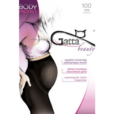 Gatta Silonkové punčocháče Body Protect 100 DEN Černá – Zboží Dáma