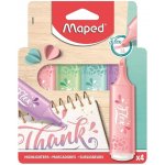 Maped Fluo Peps flex 4 ks pastelové – Hledejceny.cz