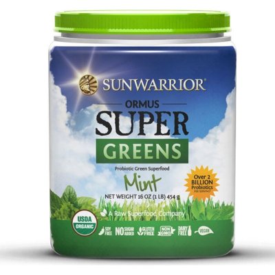 Sunwarrior Ormus Super Greens BIO mint 450 g – Hledejceny.cz