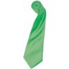 Kravata Premier Saténová kravata Colours jablečná zelená