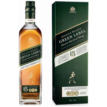 Johnnie Walker Green Label 15y 43% 0,7 l (kazeta)