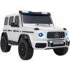 Dětské elektrické vozítko Mercedes Benz G63 AMG XXL elektrická autíčko 24V bílá