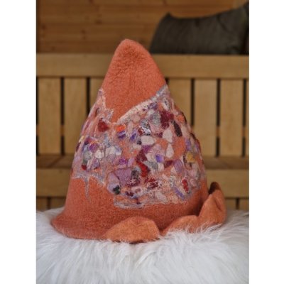 Saunový mág Čepice oranžová – Zboží Dáma