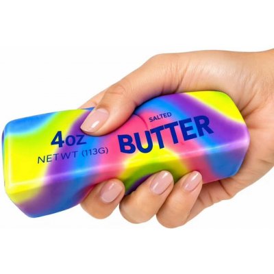 Butter Squishy antistresové mačkací máslo rainbow – Hledejceny.cz