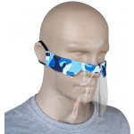 Izmael Plastové Ochranné Rouška Maskáčová/Modrá 50 ks – Zboží Dáma