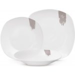 BERLINGERHAUS Jídelní sada talířů Taupe Collection bílá šedá 18 ks – Zboží Mobilmania