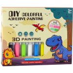 LEAN Toys 27734 Kreativní DIY 3D vitráže přívěsky Dinosauři 6 gelových fixů – Hledejceny.cz