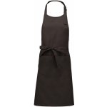 Kariban Zástěra Kariban K885 s laclem COT20K88514099-chocolate Čokoládová – Hledejceny.cz