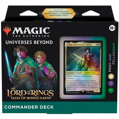 Wizards of the Coast Magic The Gathering: LOtR Tales of Middle-earth Commander Food and Fellowship – Zboží Mobilmania