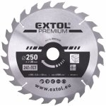 EXTOL PREMIUM pilový kotouč s SK plátky, 250x2,2x30mm, 24T, šířka SK plátků 3,2mm – Zboží Dáma