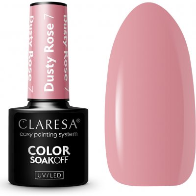 Claresa Hybridní gel na nehty Dusty Rose 7 5 g – Hledejceny.cz