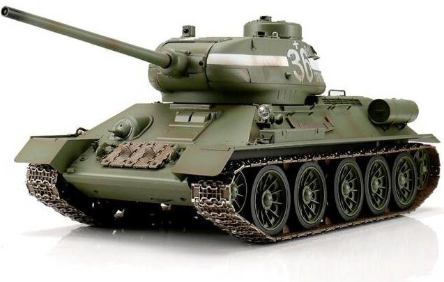 Torro RC tank T34/85 IR zelený RTR proporcionální 1:16
