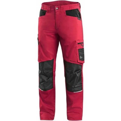 Canis CXS Solis Flex pánské kalhoty červeno-černá – Zbozi.Blesk.cz