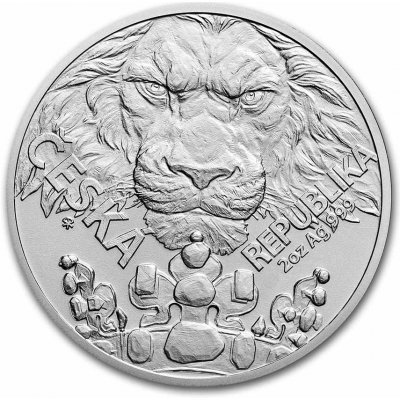 Česká mincovna Stříbrná mince Stříbrný Český Lev $2 Niue BU 2 oz – Zboží Mobilmania