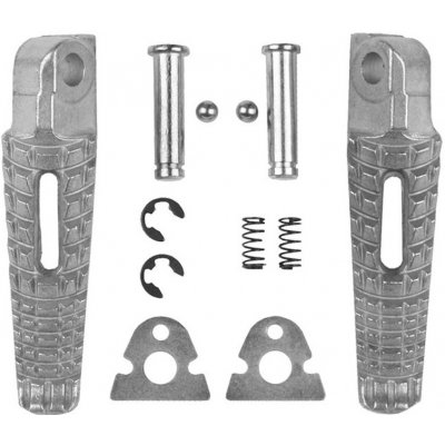 BIKETEC PARTS sada stupaček pasažéra kompletní s upevněním SUZUKI GSXR 600/750 06-14, GSXR 1000 05-14, B-KING 08-13 barva stříbrná | Zboží Auto