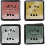 Creative Inkoustové razítkovací polštářky 4 barvy – Hledejceny.cz