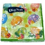 Big soft velikonoční ubrousky 2V 20ks 33x33cm – Sleviste.cz