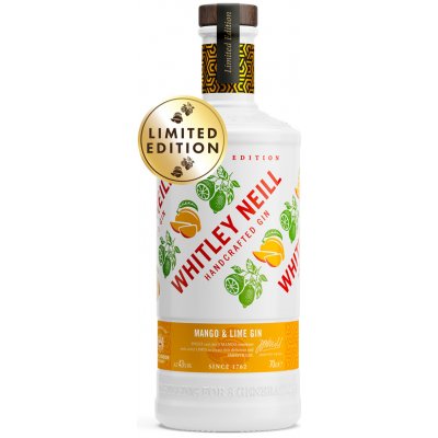 Whitley Neill Brazilian Lime Gin 43% 0,7 l (holá láhev)