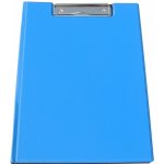 Podložka psací A4 Plastic s klipem uzavíratelná modrá – Zboží Mobilmania