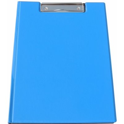 Podložka psací A4 Plastic s klipem uzavíratelná modrá