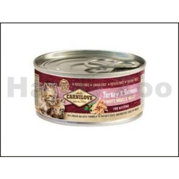 Carnilove White Muscle Meat Turkey & Salmon for Kittens 100 g