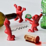Otvírák, zátka a vývrtka Happy Men – Hledejceny.cz