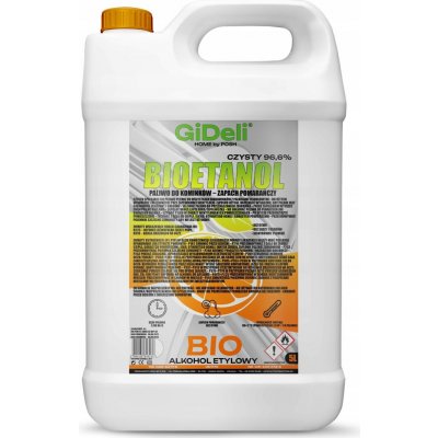 Bioetanol do krbu vůně pomeranče biopalivo 5 l – Sleviste.cz