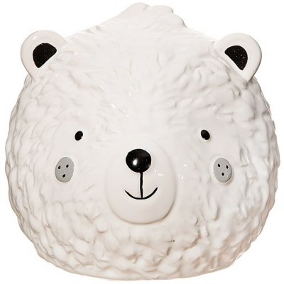 Sass & Belle Kasička ve tvaru medvědí hlavy P.10cm – Zboží Mobilmania