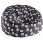 Sablio Sedací vak Cocoon Kruhy a puntíky 75 x 45 x 35 cm – Sleviste.cz