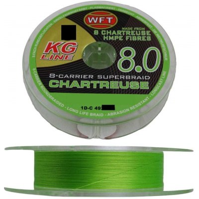 WFT Splétaná Šňůra KG 8.0 Chartreuse 150m 0,10mm 13kg – Sleviste.cz