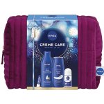 Nivea TM 400 ml SG Creme Care 250 ml + Roll-on Protect & Care 50 ml + Labello 4,8 g dárková sada – Zboží Dáma