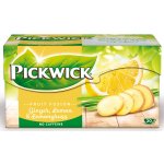 Pickwick Zázvor s citrónem citrónovou trávou ovocný čaj 20 x 2 g – Sleviste.cz