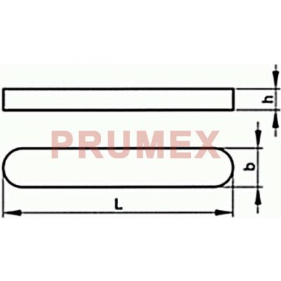 Pero těsné DIN 6885 A 8x7x45 – Zbozi.Blesk.cz