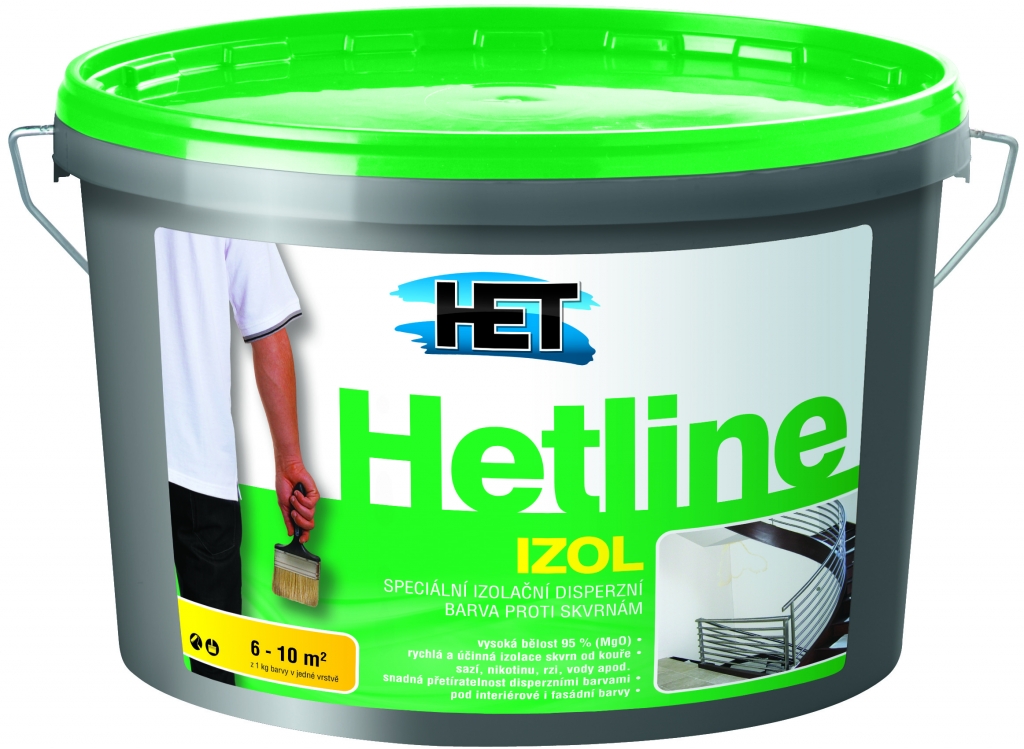 Het HETLINE IZOL izolační barva proti skvrnám 7kg