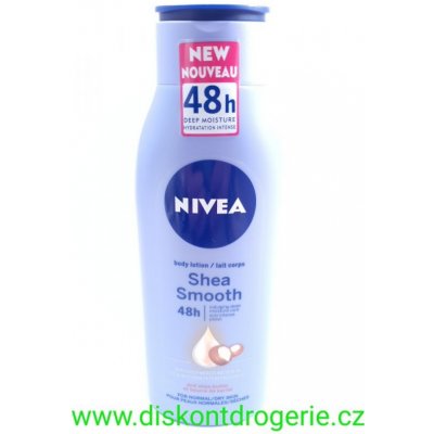 Nivea Shea Smooth tělové mléko pro normální až suchou pokožku 400 ml – Zbozi.Blesk.cz