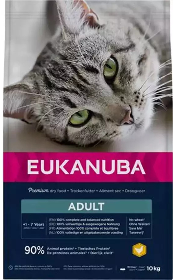 Eukanuba Cat Adult All Breeds Top Condition Chicken & Liver 2 x 10 kg