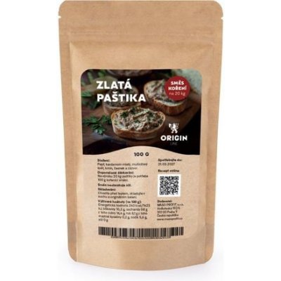 Origin Line Kořenicí směs bez soli Zlatá paštika 100 g – Zbozi.Blesk.cz