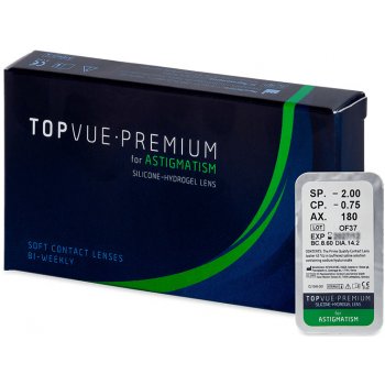 TopVue Premium for Astigmatism 1 čočka